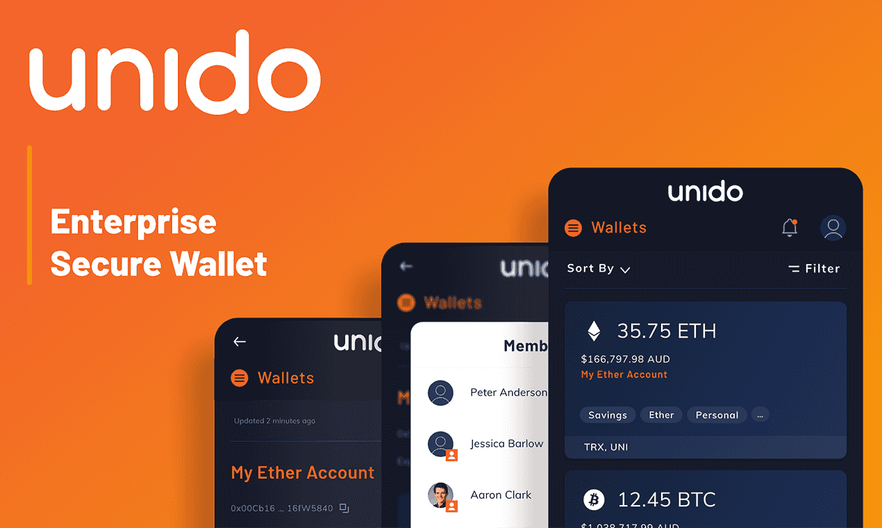 Unido EP is a secure web wallet for enterprises