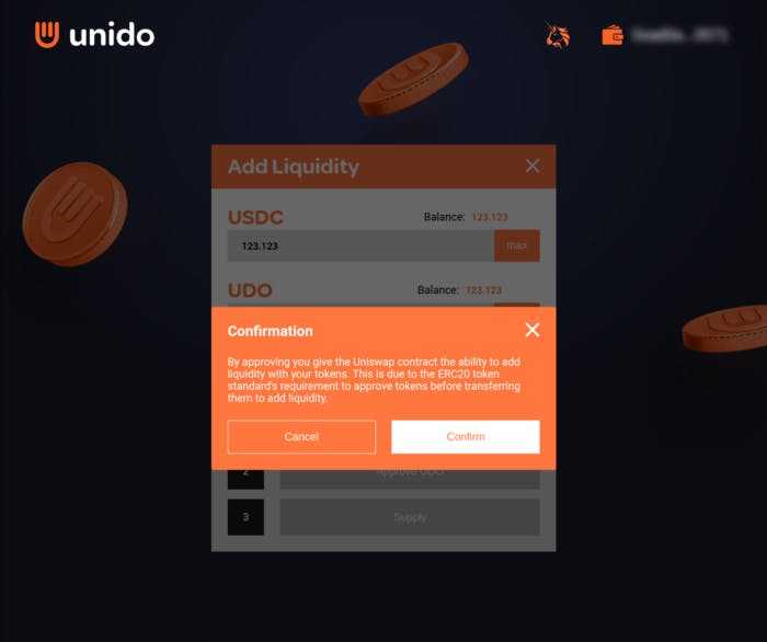 Approve USDC Confirmation